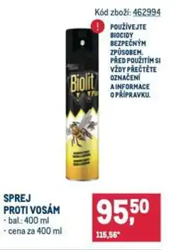 Makro Sprej proti vosám nabídka