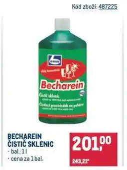 Makro Becharein čistič sklenic nabídka