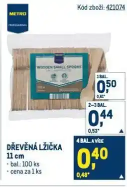Makro Dřevěná lžička nabídka