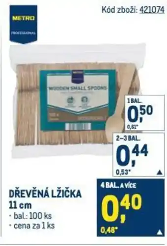 Makro Dřevěná lžička nabídka