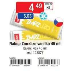 Qanto Nakup Zmrzlízo vanilka nabídka