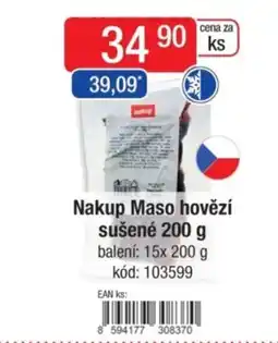 Qanto Nakup Maso hovězí sušené nabídka