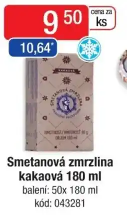 Qanto Smetanová zmrzlina kakaová nabídka