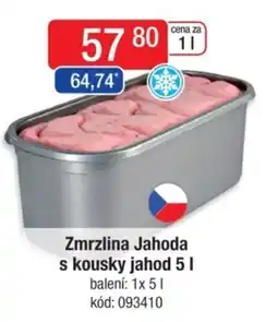 Qanto Zmrzlina Jahoda s kousky jahod nabídka