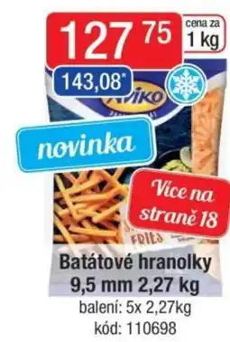 Qanto Aviko Batátové hranolky 9.5 mm nabídka