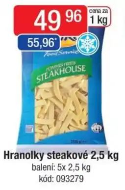 Qanto Aviko Hranolky steakové nabídka