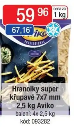 Qanto Aviko Hranolky super křupavé 7x7 mm nabídka