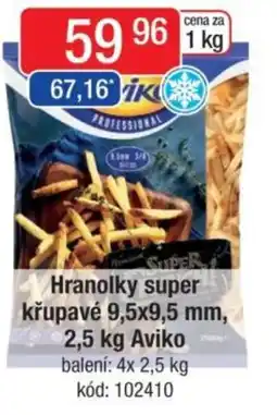 Qanto Aviko Hranolky super křupavé 9,5x9,5 mm nabídka