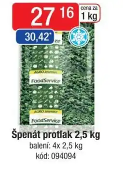 Qanto Špenát protlak nabídka
