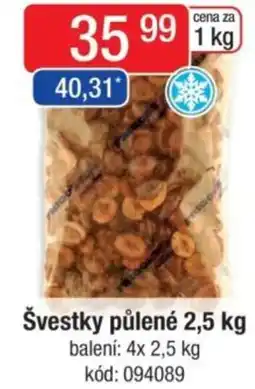Qanto Švestky půlené nabídka