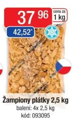 Qanto Žampiony plátky nabídka