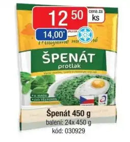 Qanto Špenát nabídka