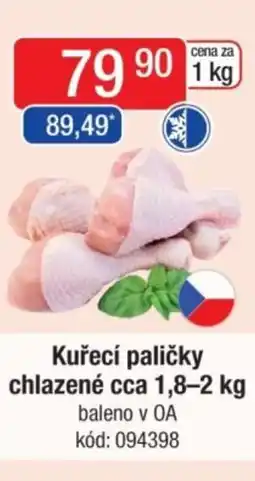 Qanto Kuřecí paličky chlazené nabídka