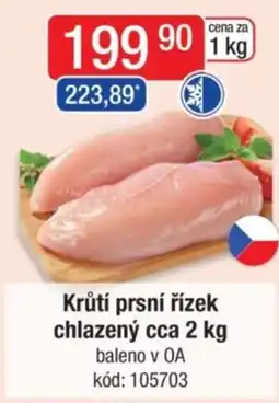 Qanto Krůtí prsní řízek chlazený nabídka