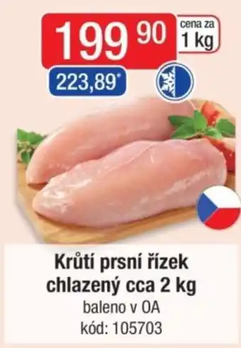 Qanto Krůtí prsní řízek chlazený nabídka