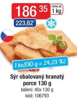 Qanto Sýr obalovaný hranatý porce nabídka