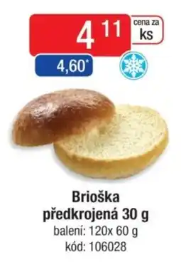 Qanto Brioška předkrojená nabídka