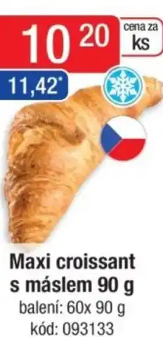 Qanto Maxi croissant s máslem nabídka