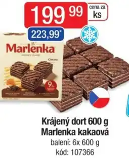 Qanto Krájený dort Marlenka kakaová nabídka