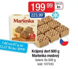Qanto Krájený dort Marlenka medový nabídka