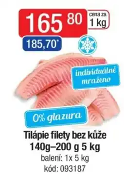 Qanto Tilápie filety bez kůže nabídka