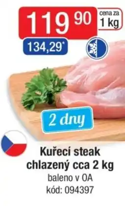 Qanto Kuřecí steak chlazený nabídka