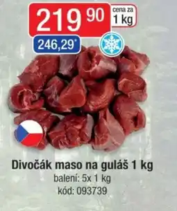 Qanto Divočák maso na guláš nabídka