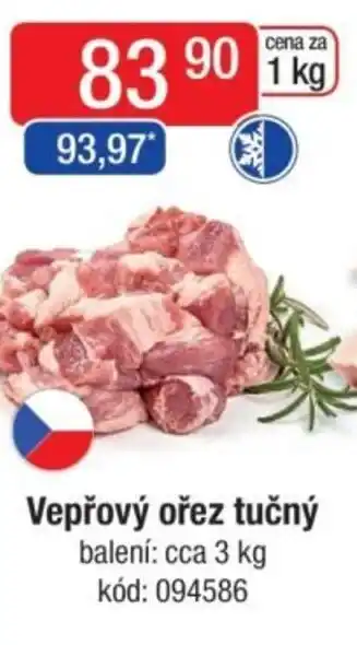 Qanto Vepřový ořez tučný nabídka