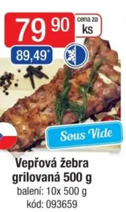 Qanto Vepřová žebra grilovaná nabídka