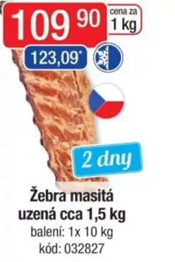 Qanto Žebra masitá uzená nabídka
