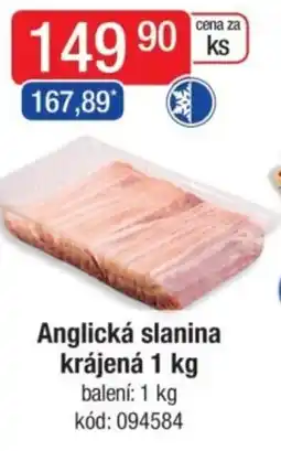 Qanto Anglická slanina krájená nabídka