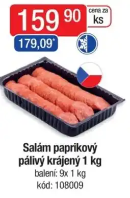 Qanto Salám paprikový pálivý krájený nabídka