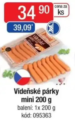 Qanto Vídeňské párky mini nabídka