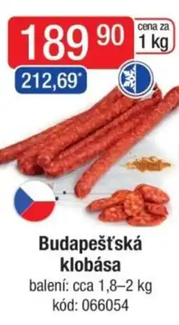 Qanto Budapešťská klobása nabídka