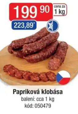 Qanto Papriková klobása nabídka