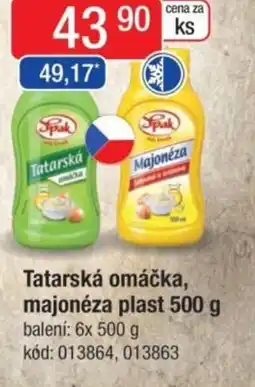 Qanto Spak Tatarská omáčka, majonéza plast nabídka
