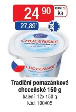 Qanto Tradiční pomazánkové choceňské nabídka