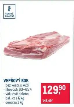 Makro Vepřový bok nabídka