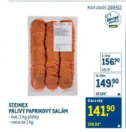 Makro STEINEX PÁLIVÝ PAPRIKOVÝ SALÁM nabídka