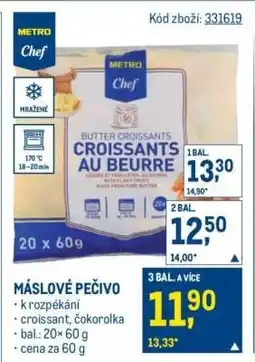 Makro CROISSANTS AU BEURRE nabídka