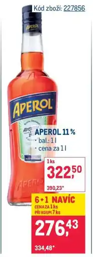 Makro Aperol 11 % nabídka