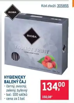 Makro Hygienicky balený čaj nabídka