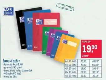 Makro Školní sešit nabídka