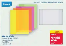 Makro Obal na sešity nabídka