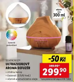 Lidl SilverCrest ULTRAZVUKOVÝ AROMA DIFUZÉR nabídka