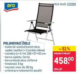 Makro Polohovací židle nabídka