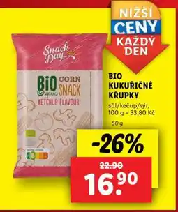 Lidl BIO KUKUŘIČNÉ KŘUPKY nabídka