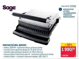 Makro Kontaktní gril BGR200 nabídka