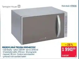 Makro MIKROVLNNÁ TROUBA MWD4823GC nabídka