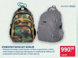 Makro Studentský batoh Oxy Scooler nabídka